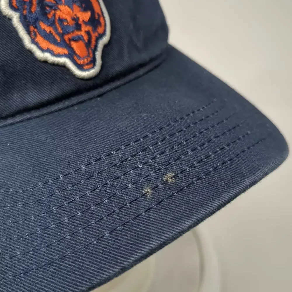 Chicago Bears NFL Twins Enterprise Visor Blue One Size Embroidered Strapback
